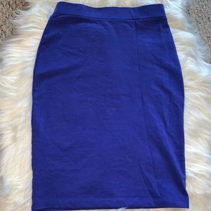 Forever21 Royal Blue Pencil Skirt